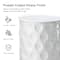 Glitzhome&#xAE; Multifunctional Embossed Honeycomb Texture Metal Garden Stool Set